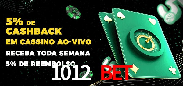 Promoções do cassino ao Vivo 1012 bet